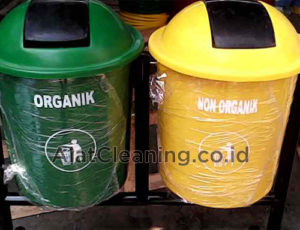 Tempat sampah gantung 2 bulat