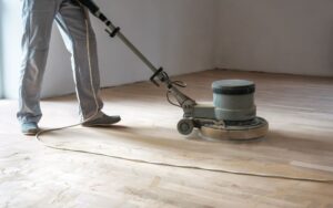 langkah menggunakan floor polisher