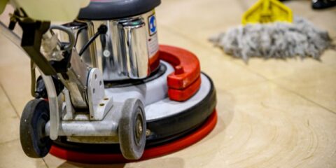 perawatan lantai dengan floor polisher featured image
